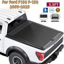 Ford Tonneau Covers 5.5FT Truck Bed Cover Retractable Hard Tonneau Cover For Ford F-150 2009-2025