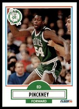 1990-91 Fleer Ed Pinckney Boston Celtics #15