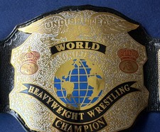 Undisputed World Heavyweight Champion Replica Belt Adjustable Black/Gold