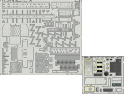 Eduard 73814 1:72 Lockheed AC-130J Hercules Cargo Interior