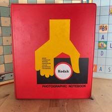 Vintage Kodak Photographic Notebook Binder with Booklets 1960s to 1970s