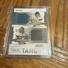 Garnder Minshew Leonard Fournette 2020 Absolute Tandem Patch 005/199 Jaguars)
