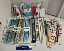 HUGE LOT OF 73 SETS OF VINTAGE KNITTING NEEDLES  11 CIRCULAR NEEDLES