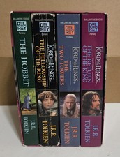Lord of the Rings LOTR 4 Book Box Set Hobbit Paperback JRR Tolkien 2001