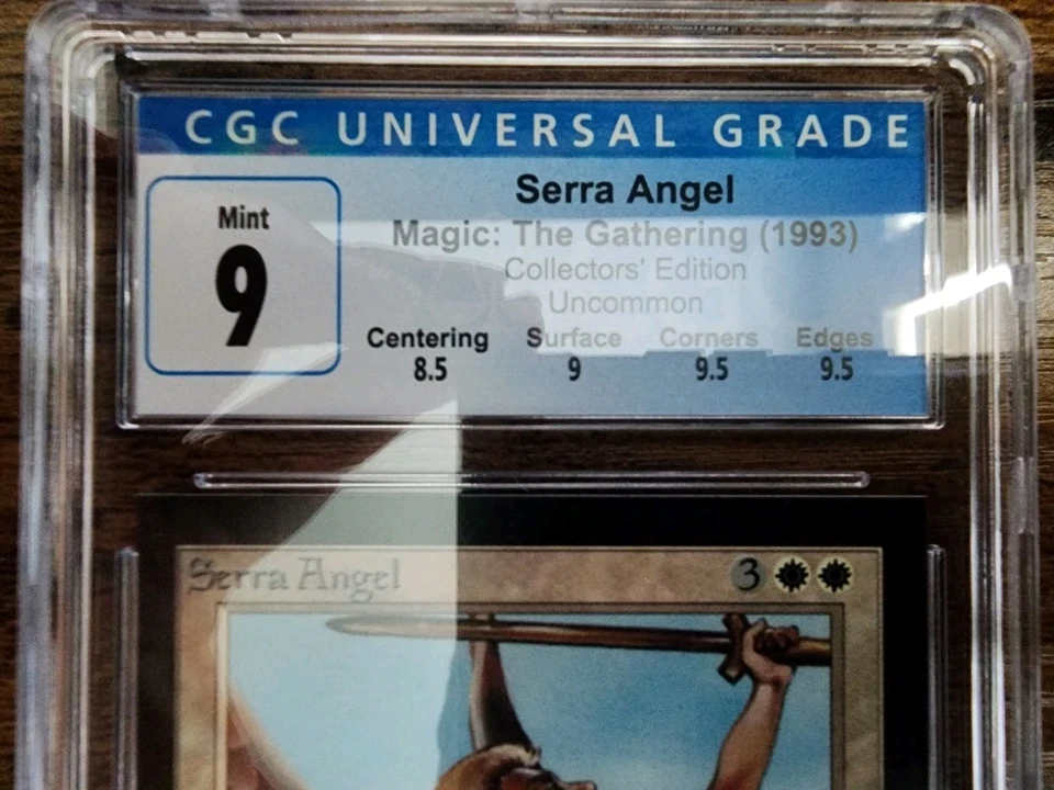 MTG ⭐Serra Angel ⭐Beta Collector's Edition ⭐MINT CGC 9.0 ⭐2X 9.5 subs 1994 Magic - Image 3 of 4