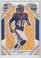 2015 Panini Crown Royale Rookie Premier Date 9/15 Kurtis Drummond #129 2r8