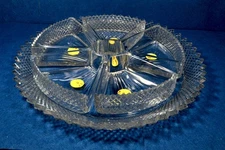 UNknown 5 section serving dish American Brilliant Period.