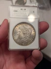 1880 Morgan Dollar VAM-11 8/7 HOT 50 List - Toning Rainbows Soapbox ANACS MS64