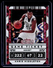 2020 Contenders Draft Picks Khris Middleton #30 Game Ticket Green Explosion BK13