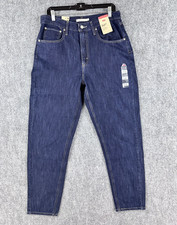 Levis Jeans Women's 31x30 Dark Wash 80s Mom Jeans High Rise Tapered Leg NWT