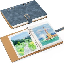 Prudiut 30 Sheets Watercolor Sketchbook, 140 lb/300 GSM Watercolor Journal Cold 