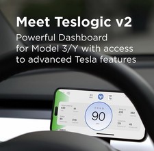 Teslogic V2 Dashboard Compatible with Tesla Model 3 and Model Y (screenmate)