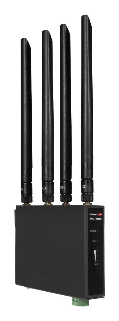 Edimax D4G-7459AC wireless router Dual-band (2.4 GHz / 5 GHz) 4G Black