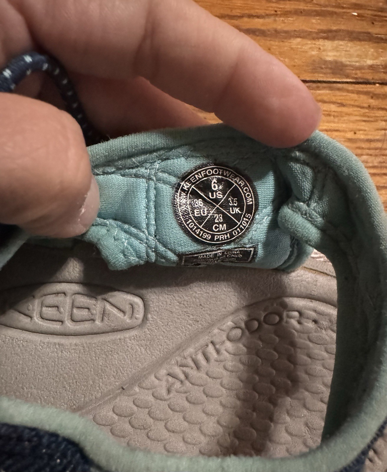 Sandali sportivi Keen donna 6 acqua blu impermeabili punta chiusa scarpa da trekking