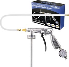Master Elite Undercoating Spray Gun with Regulator  Flexible Extension Wand - P