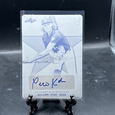 2020 Leaf Perfect Game William “Pico” Kohn Auto Black Printing Plate #1/1