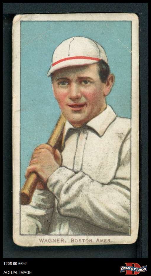 1909 T206 Heinie Wagner Bat On Right Shoulder Red Sox VARIATION 1.5 - FAIR