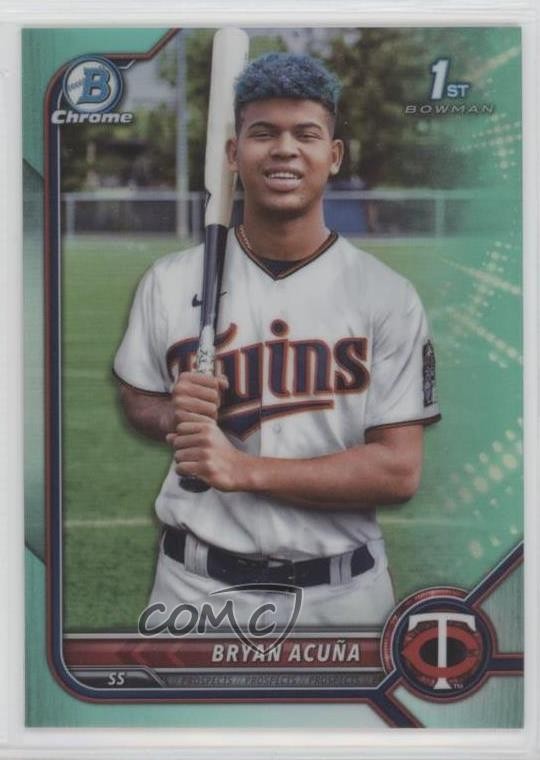 2022 Bowman Chrome Prospects Aqua Refractor /125 Bryan Acuna Acuña #BCP-151