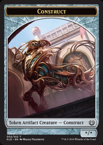 1x Construct Token (002/012) MTG Kaladesh NM Magic Regular