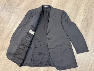 Canali 1934 Gray Wool Blazer Sport Coat EU 56 US 46L Made In Italy