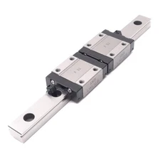 IKO LWL12B Linear Guide Blocks (2x) w/ 12x150mm Rail, M3, 4290N Max Load