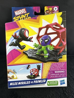 Marvel Stunt Squad Miles Morales vs Prowler Playset Action Figures (S03)