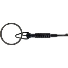 Zak Tool ZT11S Short Aluminum Police Correction Handcuff Key w/ Swivel Key Ring
