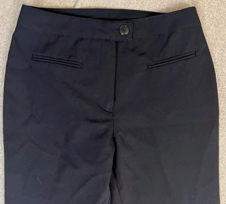 Pantalones De Colección Star City CCC Para Mujer Talla Mediana Negros 28x30 Negocios Informales Oficina Foto 3 de 4