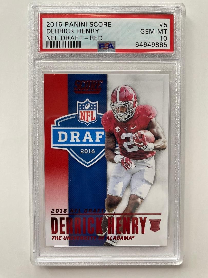Derrick Henry Panini Score NFL Draft #5 Red