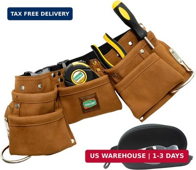 SparkJump Kids Brown Tool Belt, Adjustable Tool Belt for Toddlers and Kids, Dres