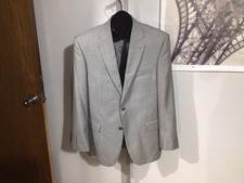 Jos A Bank Signature Collection Gray Single Breasted 2 Button Pockets Blazer 41R