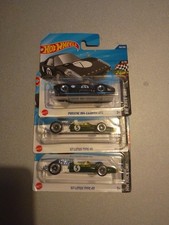 Hot Wheels Race Day Set X3 Cars '67 Lotus Type 49 and Porsche 904 Carrera GTS