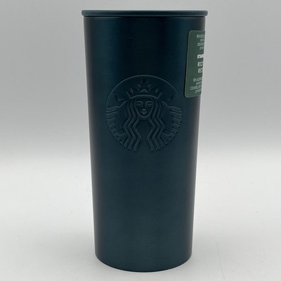 NEW!!! Starbucks 12oz Tumbler - Recycled Stainless Steel Metal Cup Teal Green