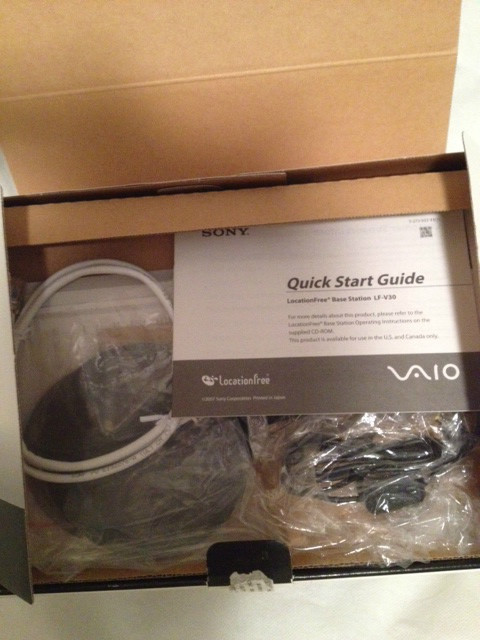 SONY VAIO LOCATIONFREE BASE STATION LF-V30 WATCH TV/DVR