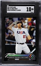 2023 Topps Now World Baseball Classic Mike Trout #WBC-51 SGC 10 GEM MT