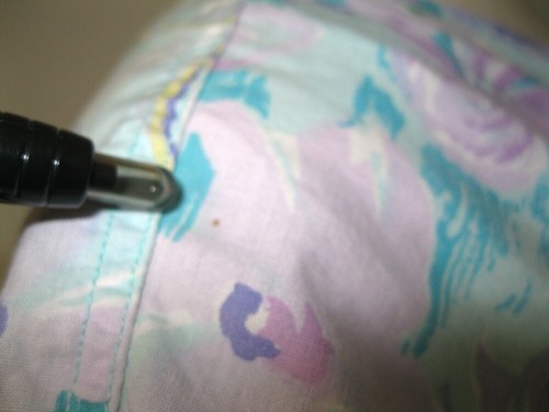 Vintage 1980s Blue Floral Party Wedding Prom Drop Waist Dress Women's size M - Picture 6 of 10