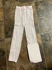 Girls Pink Tights Size 4-6 Justice No Foot
