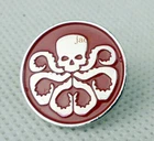 METAL SHIELD HYDRA BADGE HYDRA PIN HYDRA BROOCH SHIELD BADGE