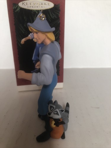 Hallmark Andenken Disney Pocahontas Weihnachtsschmuck Captain John Smith Meeko - Bild 3 von 12