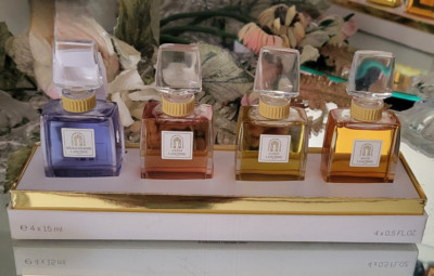 Lancome Collection Parfum 4pc Set Magie Sikkim Climat Mille & Une Roses 4x0.5 oz