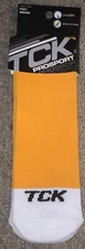 TCK Prosport Performance Tube Socks Gold (Medium) Soccer Football Team Color