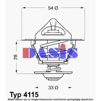 Thermostat KüHlmittel 92 FüR Opel Rekord E Frontera A Kadett