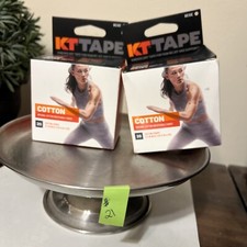 KT Tape Cotton Elastic Kinesiology Athletic Tape 20 Count 10  Precut Strips 2 Pk