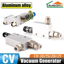 Pneumatic Air Exhaust Vacuum Ejector Generator CV-10/15/20/25HS Fitting Muffler
