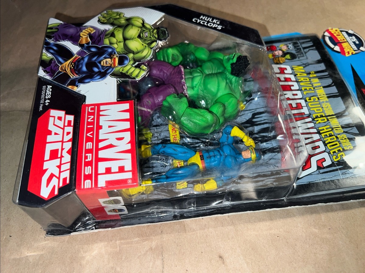 マーベルユニバース シークレット・ウォーズ コミックパック サイクロップスハルク 2009 Marvel Secret Wars #4 Comic Pack w/ Hulk and Cyclops