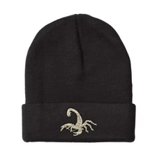 Beanies for Men Scorpions Embroidery Winter Hats Women Acrylic Skull Cap 1 Size