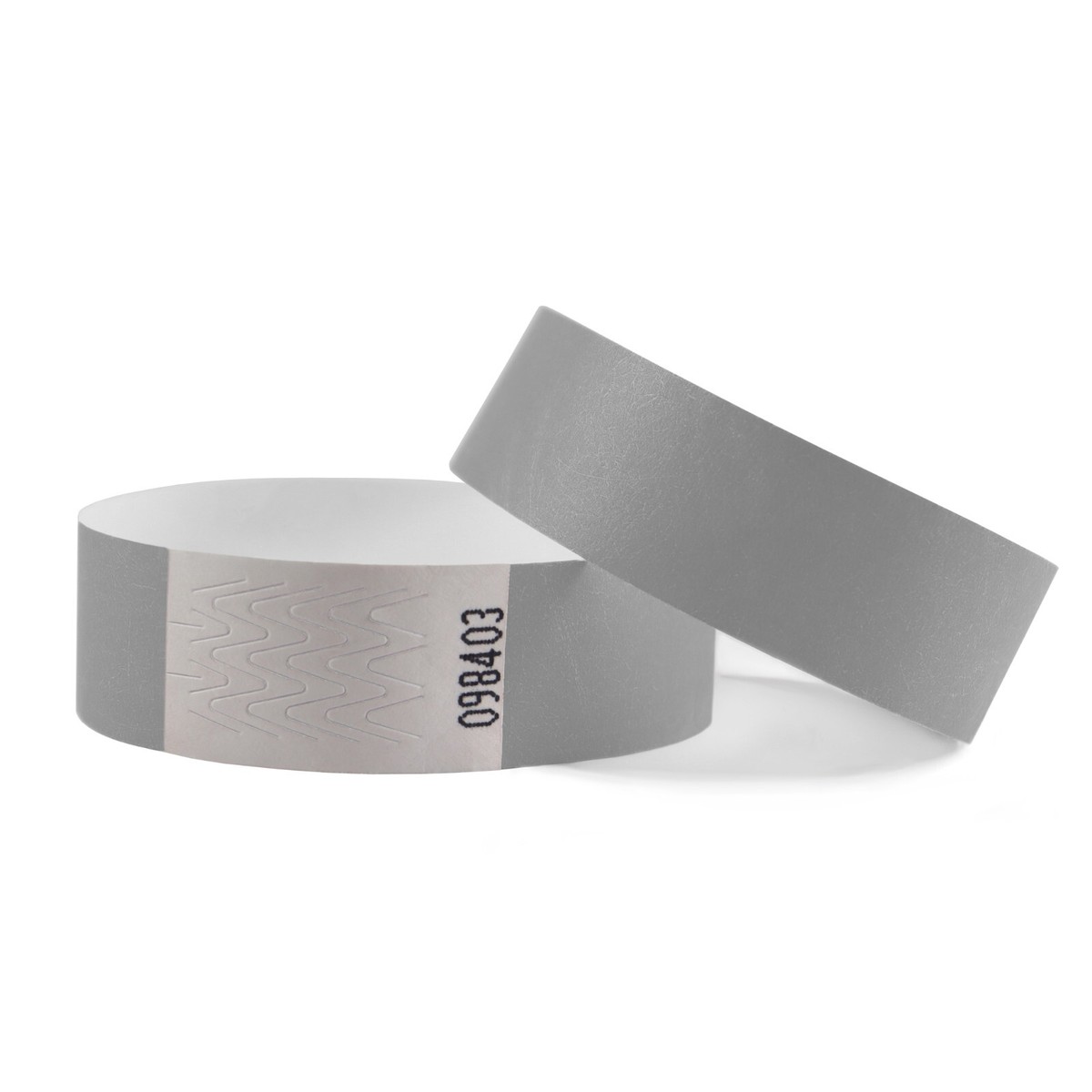 500 Silver Tyvek Wristbands Paper Bands Event Festival Party