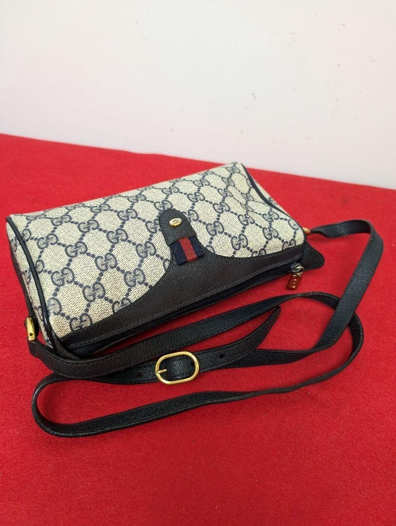 バッグ sherry ❤️ Gucci Vintage Sherry Line Tote Bag A409M099 | eBay