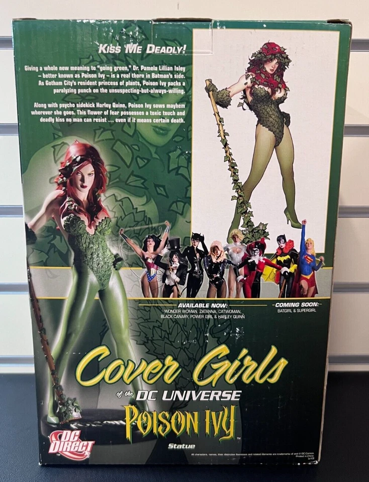 DC Direct Cover Girls of the DC Universe Poison Ivy Estatua LE 3938/7000 Foto 3 de 4