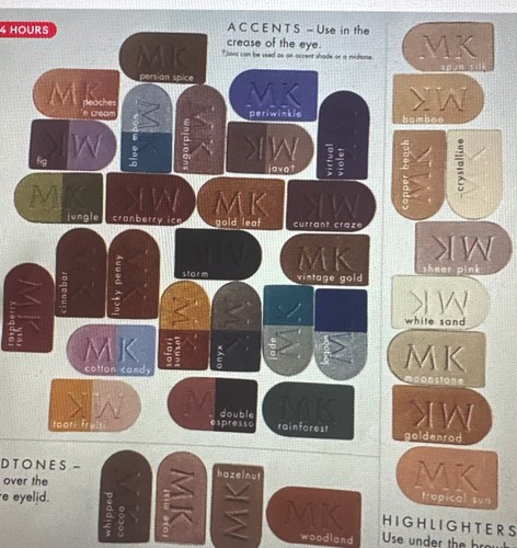 Mary Kay MK Signature eye colors U SELECT, BUY 6 Variety*= FREE Primer READ NIB - Picture 7 of 7